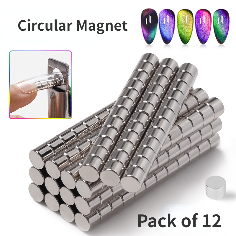 Contour Palette Stick - 12/24Pcs Small Magnets For Acrylic Nails