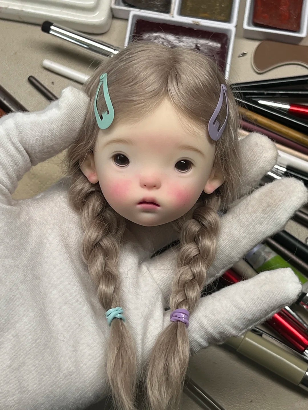 SD BJD Doll 1/6 Landoudou Head - Beauty No Makeup recension och pris